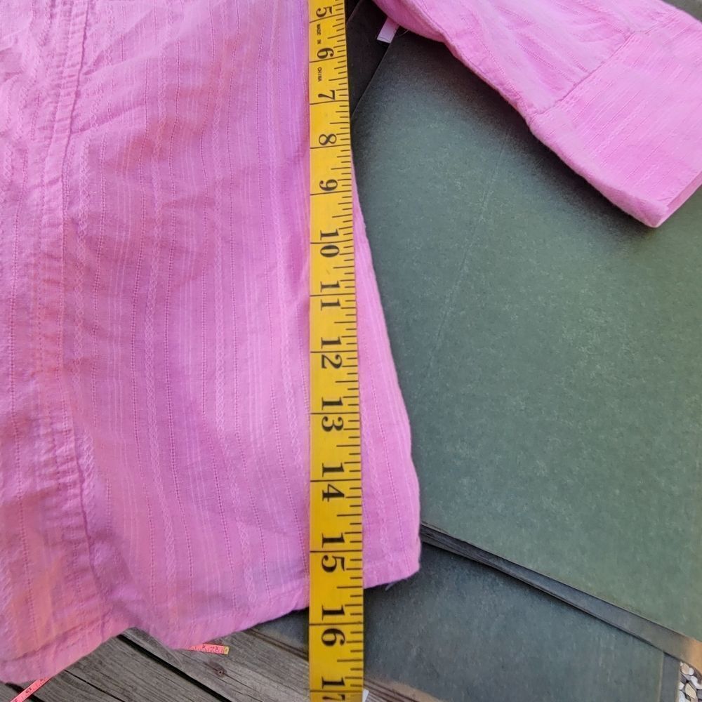 Pink Button Down Top - Picture 9 of 9